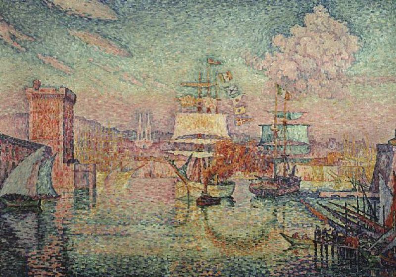 Paul Signac Entrance to the Port of Marseille